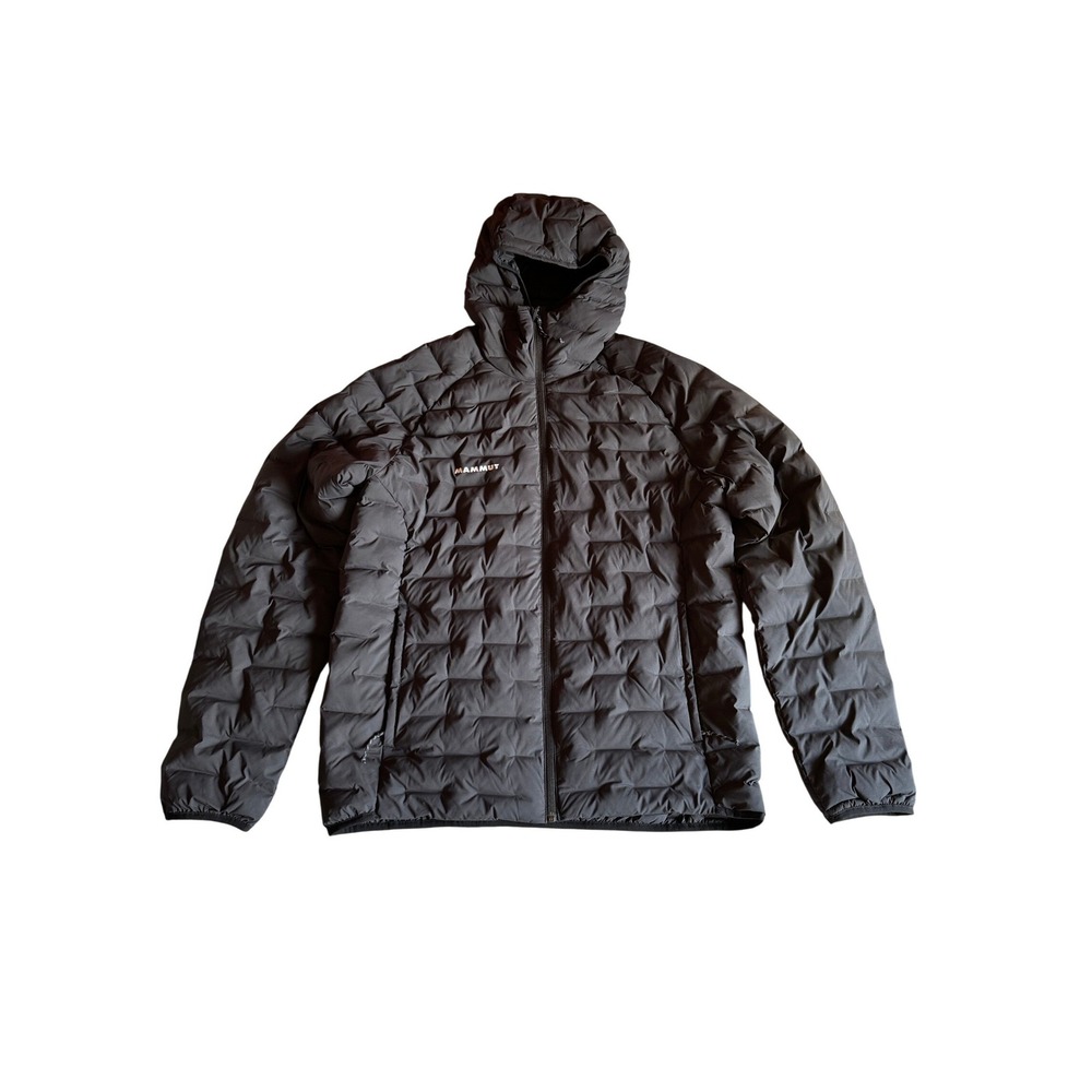 Mammut Sender IN Hooded Jacket Mens Large Black Puffer Loopinsulation Insulated